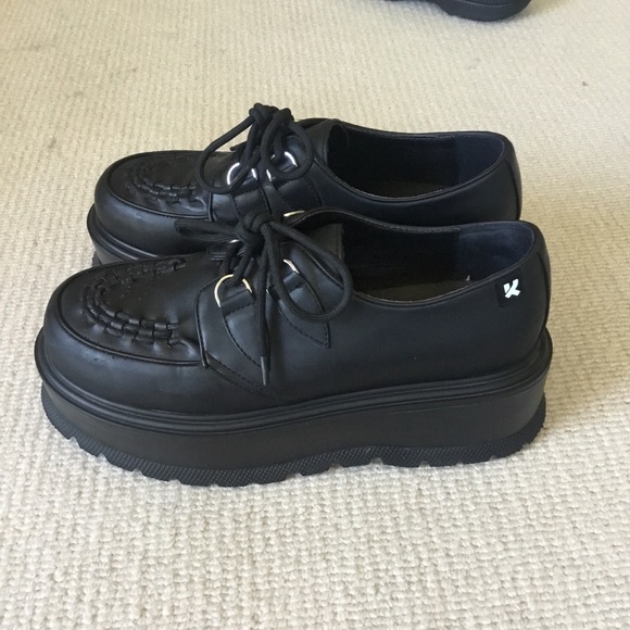 koi Black Men\'s Chunky Lace-Up Loafers main image 7